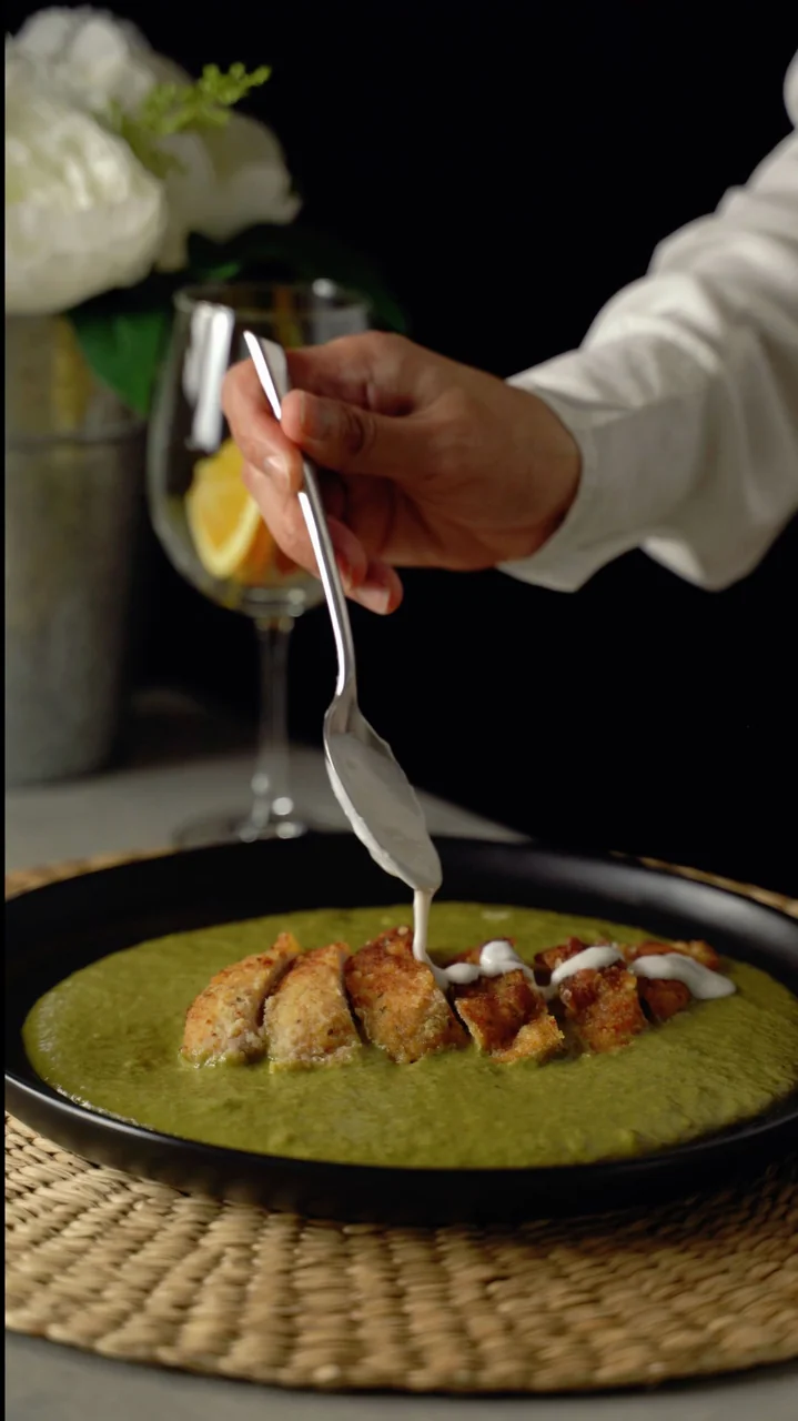 Elegant plating of a signature main course