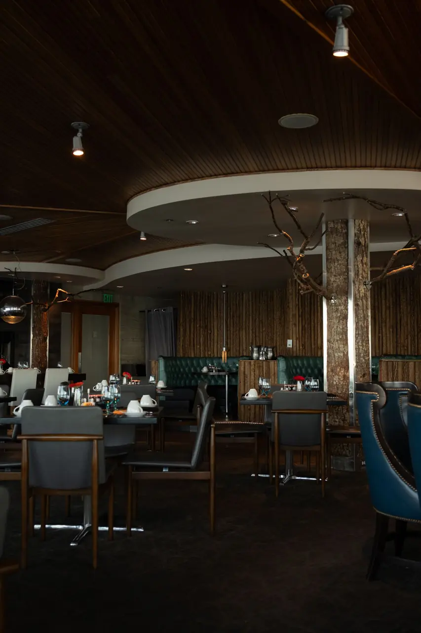 Elegant contemporary restaurant interior of Norvella Cuisine